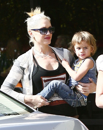 Gwen Stefani i jej syn Kingston    