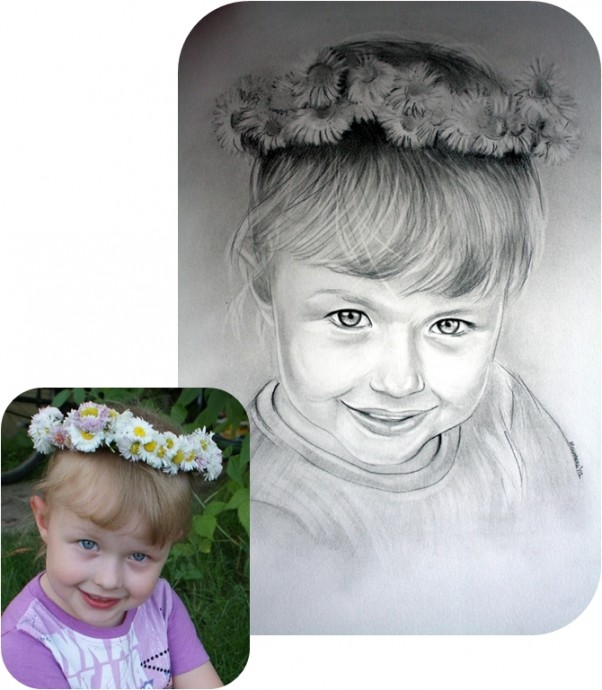 Pięcioletnia Malwinka wygrała swój portret rysując urodzinową imprezę eBobas.pl   