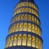 Oświetlenie wieży podczas święta Luminaria di San Ranieri.     