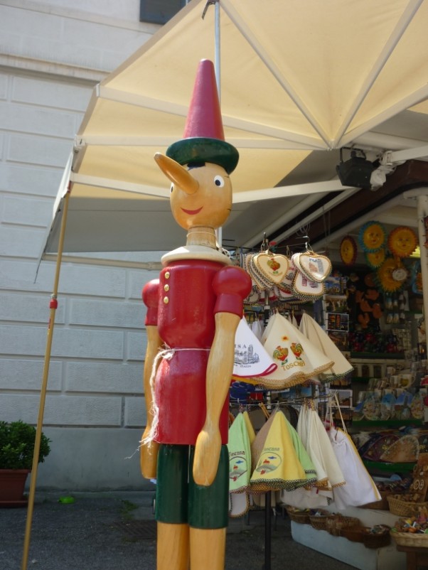Pinokio. Autor historii, Carlo Collodi, pochodził z Toskanii.      