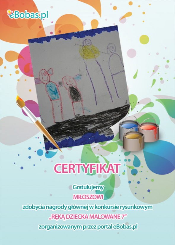 Ręką dziecka malowane 7 - konkurs rysunkowy