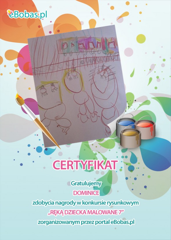Ręką dziecka malowane 7 - konkurs rysunkowy