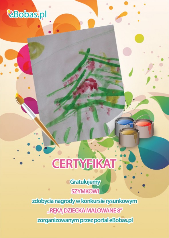 Ręką dziecka malowane 8 - konkurs rysunkowy