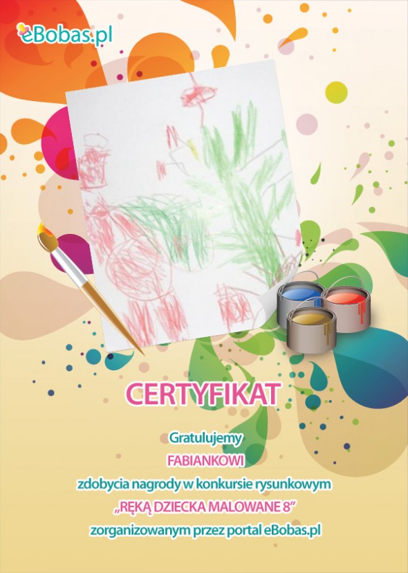 Ręką dziecka malowane 8 - konkurs rysunkowy