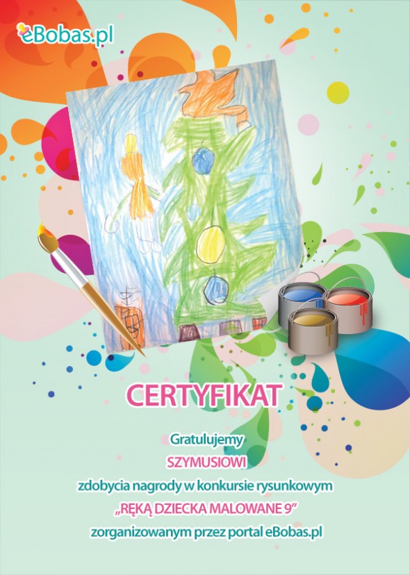 Ręką dziecka malowane 9 - konkurs rysunkowy