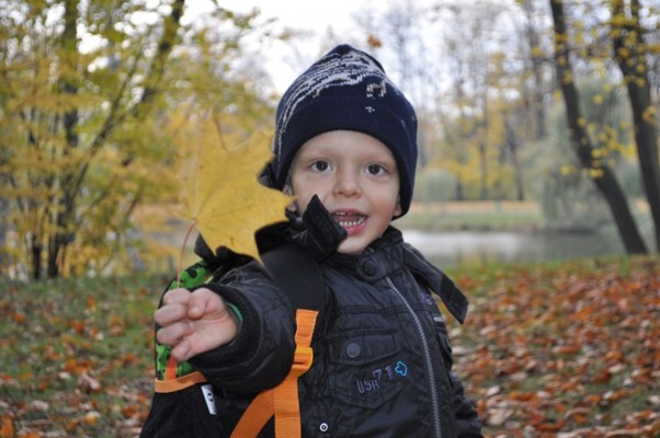 Zdjęcie zgłoszone na konkurs eBobas.pl Ten listek znajdzie się w moich zbiorach  darów jesieni :&#41;