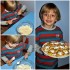 Mój pięciolatek opanował do perfekcji przepis na placuszki z jabłkami, zna na pamięć wszystkie składniki i ich ilość,sam pod moim okiem wszystkie produkty wsypuje do miski i miesza, mnie pozostaje tylko pieczenie, dekorowanie cukrem pudrem również pozostaje w rękach młodego kucharza:&#41;