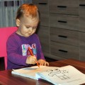 Olga 2 latka.Pełne skupienie podstawą tworzenia :&#41;