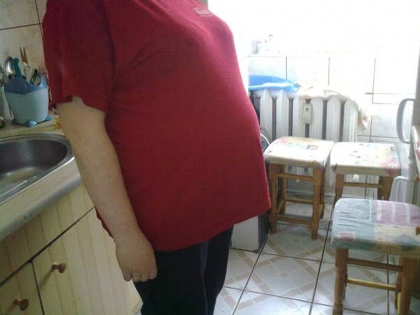 26 TYDZIEN.jpg tak wygląda mój brzuszek w 26 tygodniu ciąży