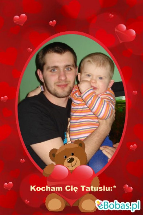 Zdjęcie zgłoszone na konkurs eBobas.pl Kacperek ze swoim kochanym tatusiem:*