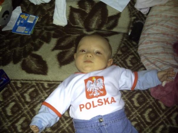 Polska gola!!!!! Maly kibic Adrianek od urodzenia kibicuje Polsce