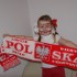 Malwinka lat 5 dopinguje polską drużynę:\n1, 2, 3, 4 &#45; Polska dobre ma maniery,\n5, 6, 7, 8 &#45; wszystkim damy dziś po nosie!