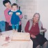 To Agnieszki roczek u babci Stasi ,która ją trzyma.A z boku siedzi prababcia Aleksandra.