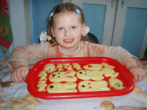 Ciasteczka Próby kulinarne mojej córeczki.