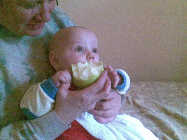 jablko ale dobre jablko ma babcia