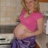 A tak wyglądałam jeszcze tydzień przed porodem 35/36 tydz. ciąży