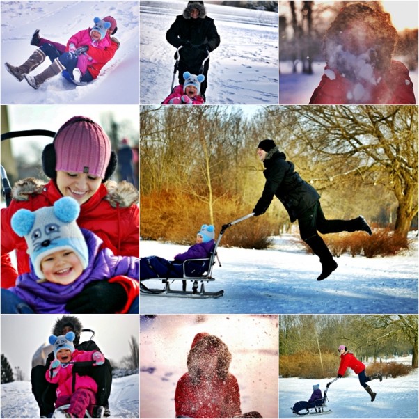 Zimowe szaleństwa całej rodziny Kochamy zimę sercem całym !\nNa śniegu zawsze się wygłupiamy !