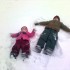 moje dzieciaki uwielbiaja zabawy w sniegu