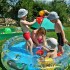 Moja rodzinka uwielbia wodne szaleństwa zwłaszcza moje dzieci Tomaszek, Piotruś i Kamilek.Gdy tylko pogoda dopisuje chłopcy szaleją w basenie.Mamusia również się dołącza do zabawy