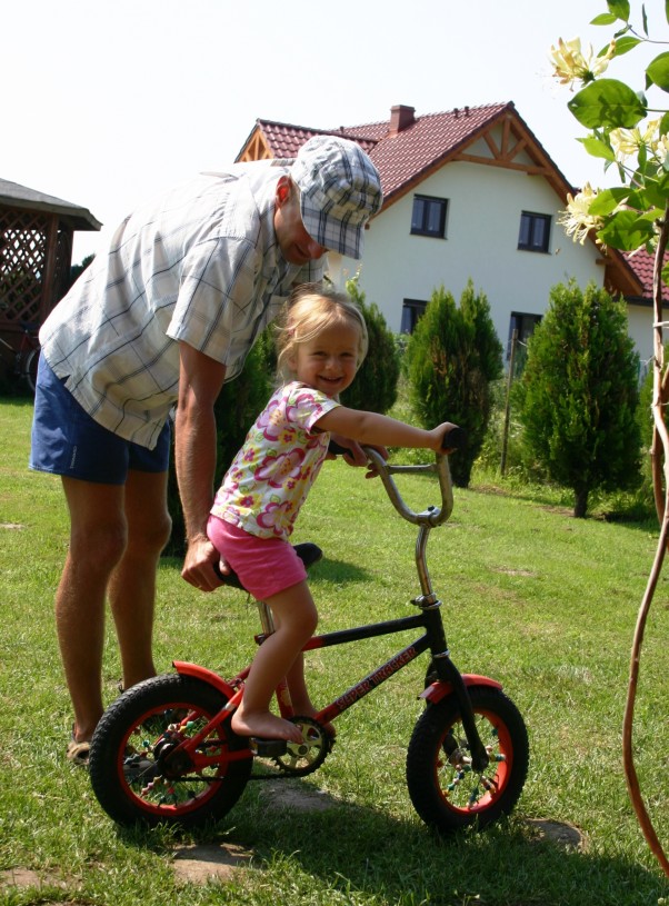 Prawdziwy dorosły rower :&#41; Tatuś nauczy mnie wszystkiego :&#41;