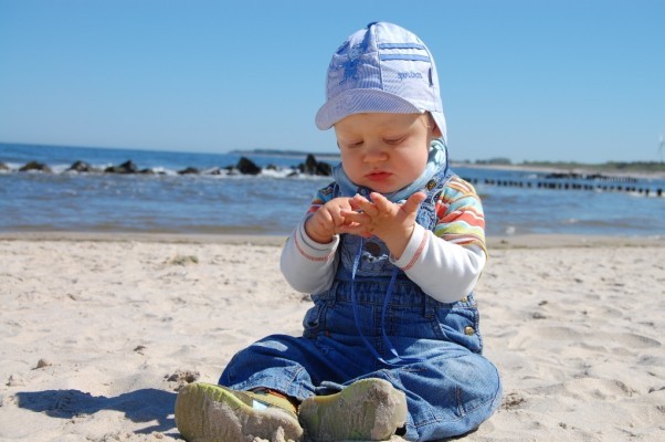 Bartoszek słońce, plaża &#45; pierwsze wakacje