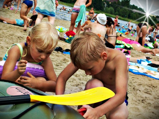 Zdjęcie zgłoszone na konkurs eBobas.pl  Ekipa poszukująca skarbów o nazwie &quot;Siwaczki&quot; w akcji