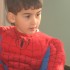Nathan na balu przebierańców w przedszkolu jako Spiderman