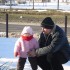 W piękny zimowy dzień Zuzieńka na spacerku z kochanym Dziadziem