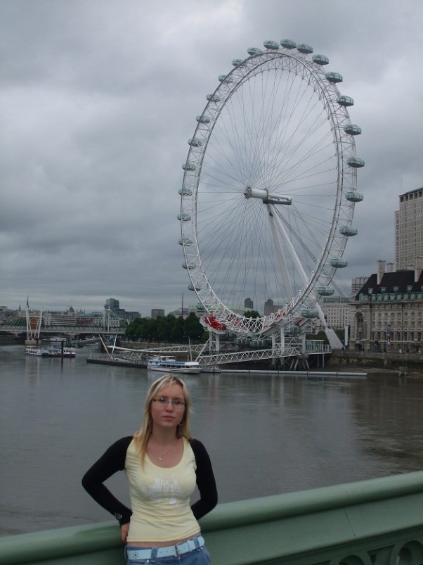 London Eye wreszcie coś zwiedzamy