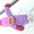 moja córci bardzo lubi śnieg i chociaż go tak w tym roku mało to korzysta z każdej okazji by się nim pobawić:&#41;