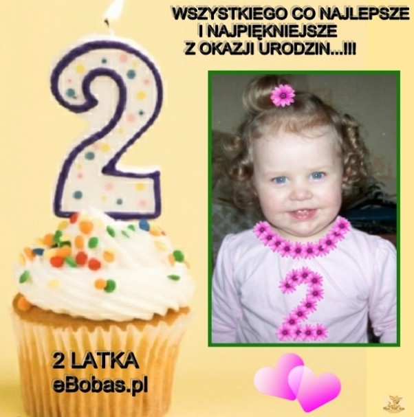Zdjęcie zgłoszone na konkurs eBobas.pl Z okazji Urodzin…moc najpiękniejszych i najserdeczniejszych życzeń od Juleczki z rodziną dla portalu eBobas.pl...:&#41;  \nTylko cudownych chwil w życiu... Niech radosne słoneczko ZAWSZE świeci i otula WAS swoimi cieplutkimi promyczkami...:&#41; Niech szczęście ZAWSZE będzie blisko...i pozwala spełniać nawet te najskrytsze marzenia...   \n