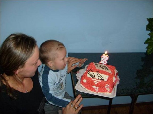 2 urodziny 2 urodzinki mojego pierwszego synka Dawidka ;0&#41;