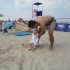 Zabawa z tatą &#45; plaża w Świnoujściu