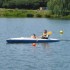 Michałek uwielbia wodę i wszelkie sporty wodne. Tutaj po raz pierwszy pływał kajakiem, co bardzo mu się podobało i z pewnością jeszcze kiedyś to powtórzy, może nawet następnym razem dostanie wiosła ;&#41;\nNa zdjęciu z tatą, a mama i siostrzyczka na brzegu kibicują :&#41;