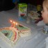 Nasza mała solenizantka Milenka poradziła sobie świetnie ze zdmuchnięciem świeczek na swoim urodzinowym torciku :&#41; 3 latka