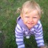 Nicolka znalazła już wiosenne słoneczko,na placu zabaw:&#41;