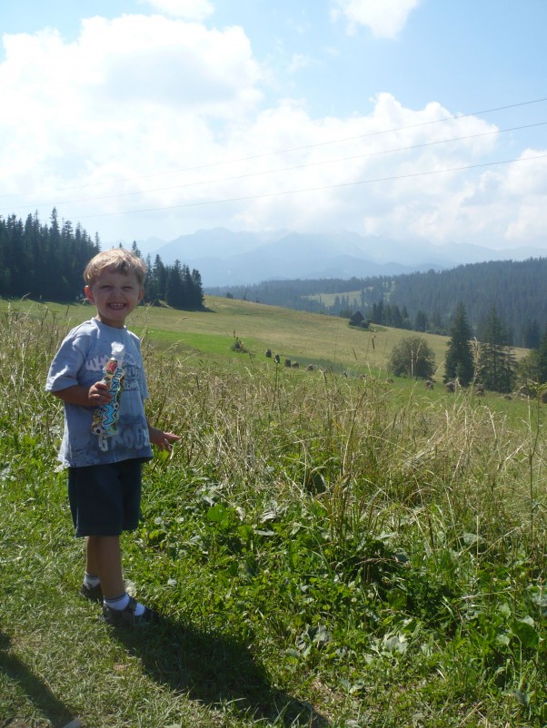 Zdjęcie zgłoszone na konkurs eBobas.pl Błażejek w górach :&#41;
