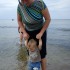 nawet ja 10 miesięczny Oluś zamoczyłem nóżki w morzu:&#45;&#41;