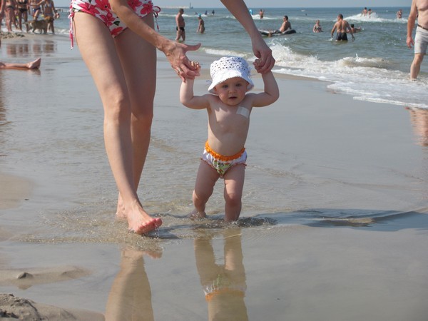   spacer po plaży  