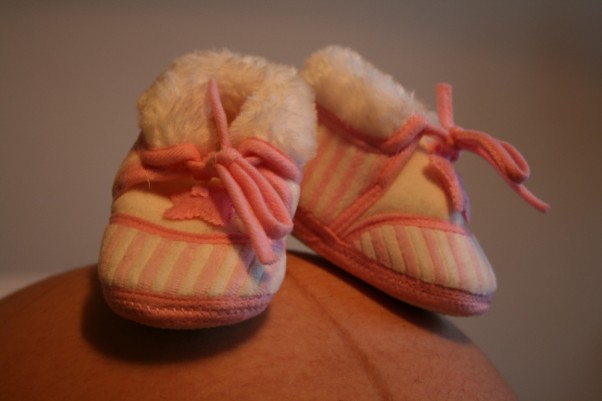 malutkie słodziutkie ostatnie dni przed porodem, buciki przygotowane na wyjście :&#45;&#41;