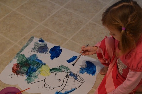 z dzieckiem malowanie Family Day