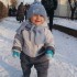 To był pierwszy spacer Olafka po śniegu 