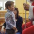 Pierwsze spotkanie Franusia z Mikołajem w przedszkolu :&#41; 