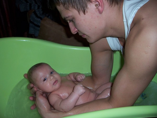 kąpiel Kąpiel z tatusiem