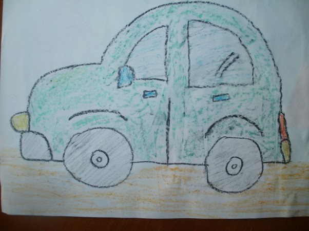 autko OLIWIER 5LAT lubię rysować samochodziki