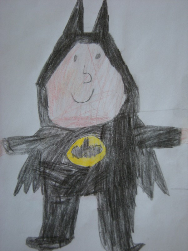 Zdjęcie zgłoszone na konkurs eBobas.pl Autoportret :&#41; Synek bł przebrana za Batmana na balu karnawałowym :&#41;\nBartosz lat 7