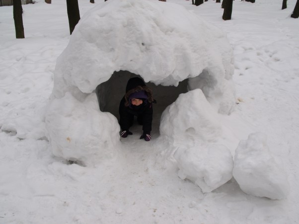 Igloo :&#45;&#41; No i proszę, można zrobić igloo i w naszych warunkach nie trzeba jechać aż na Biegun Północny ;&#45;&#41;