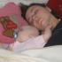 Zdjęcie zrobione latem, wtedy Milena miała prawie 6 miesięcy. Uwielbiałyśmy rano długo pospać na ogromnym łóżku :&#41;