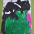 To dzieło 4 letniego Mateuszka, który postanowił namalować obrazek, a potem go nazwać  i doszedł do wniosku ,że to czarny kot dziadka na drzewie....:&#41;
