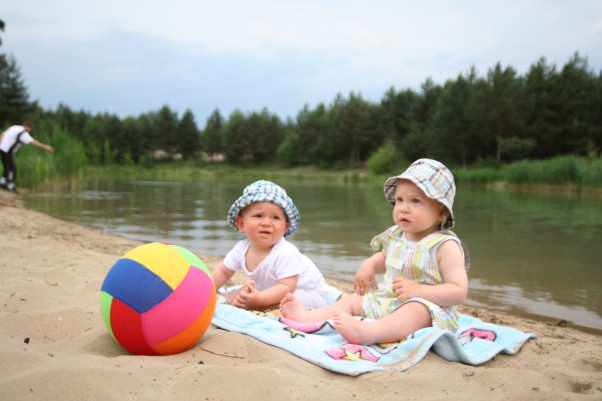 Zdjęcie zgłoszone na konkurs eBobas.pl Mali plażowicze:&#41;